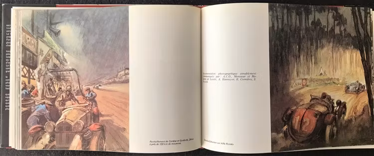 Bok Le Mans 1923-39 - 21 x 28 cm - fransk text - fina foto - 92 sidor