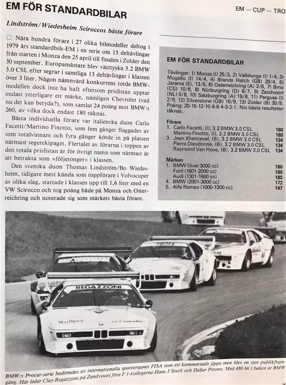 Årets Bilsport 1979/80 - 192 sidor - 21 x 24 cm - fint skick