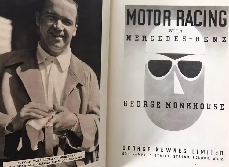 MotorRacing with Mercedes-Benz 1934-37, G Monkhouse 18x24cm