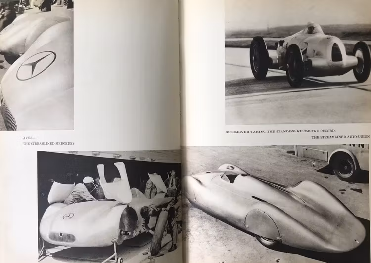 MotorRacing with Mercedes-Benz 1934-37, G Monkhouse 18x24cm