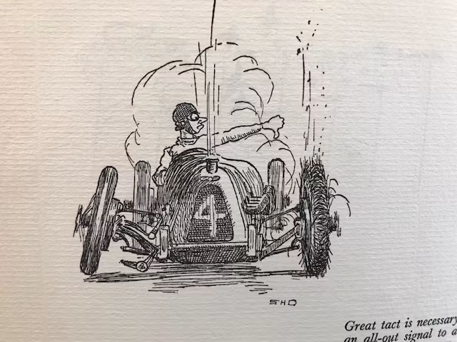 Från Autocar - Två fina skissböcker "by Casque" - 30-tal - mycket ovanliga - 15 x 20 cm