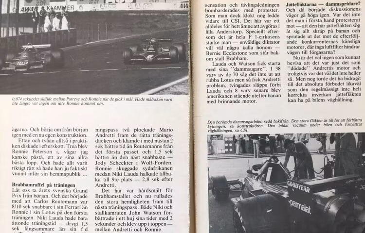 Ronnie Peterson i Motorns Mästare 78/79 - bok om sista året - 130 sidor, 14 x 19 cm