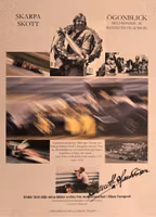 Prydlig miniposter - olaussonphoto - signerad annons i format 30 x 41 cm