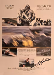 Prydlig miniposter - olaussonphoto - signerad annons i format 30 x 41 cm