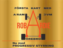 Ronnie Peterson i Scuderia Robardie - från gokart till affärer - dekal i storlek 16 x 21 cm