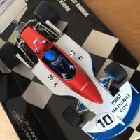 Ronnie Peterson Monza seger 1976 - March 761 - Minichamps modell i skala 1:43