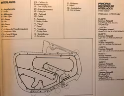 74 Brazil GP, Interlagos 24-sid A4-program + Carlos Pace-dekal - original, unikt