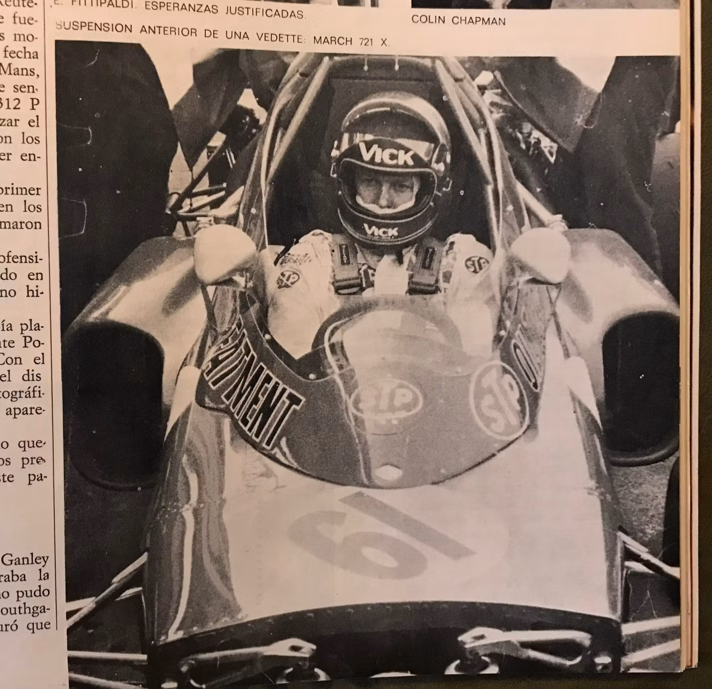 72 Spaniens GP, Jarama - finfin folder med dekal, program, A4-tidning, prislapp