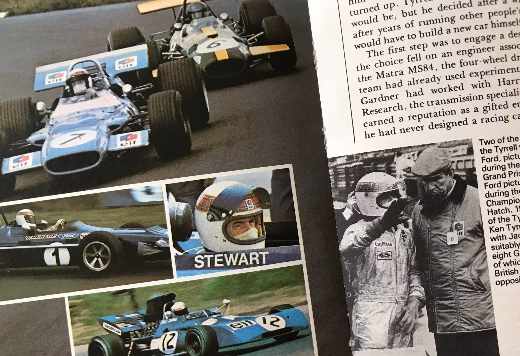 The Exciting World of Jackie Stewart, eng bok, 90 sid, 20 x 25 cm - utmärkta foto !