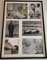 Ronnies pappa Bengt - midget/Swebe 40-/50-/60-tal - tavla 50x70 cm med signatur