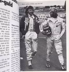 Ronnie Peterson i Motorns Mästare 72/73 - bok om March-året - 130 sidor, 14 x 19 cm