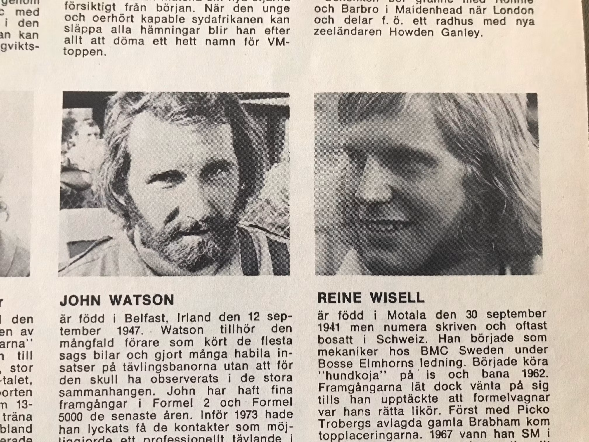 Ronnie Peterson - Sveriges GP, Anderstorp '74 - program - 52 sid - format 21x28 cm