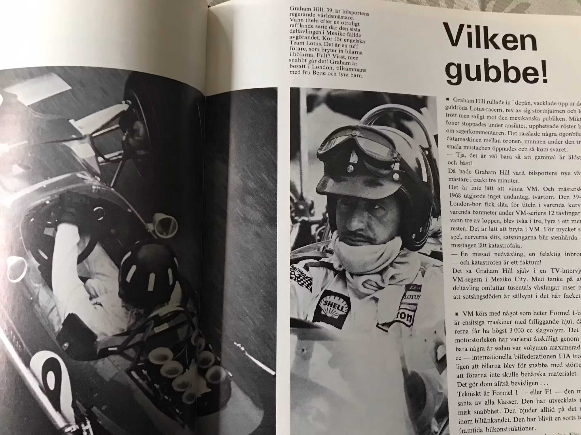 Årets BILsport 1968-69 - Kampen mellan Ronnie o Reine i F3 - 190 sid - 21x24 cm