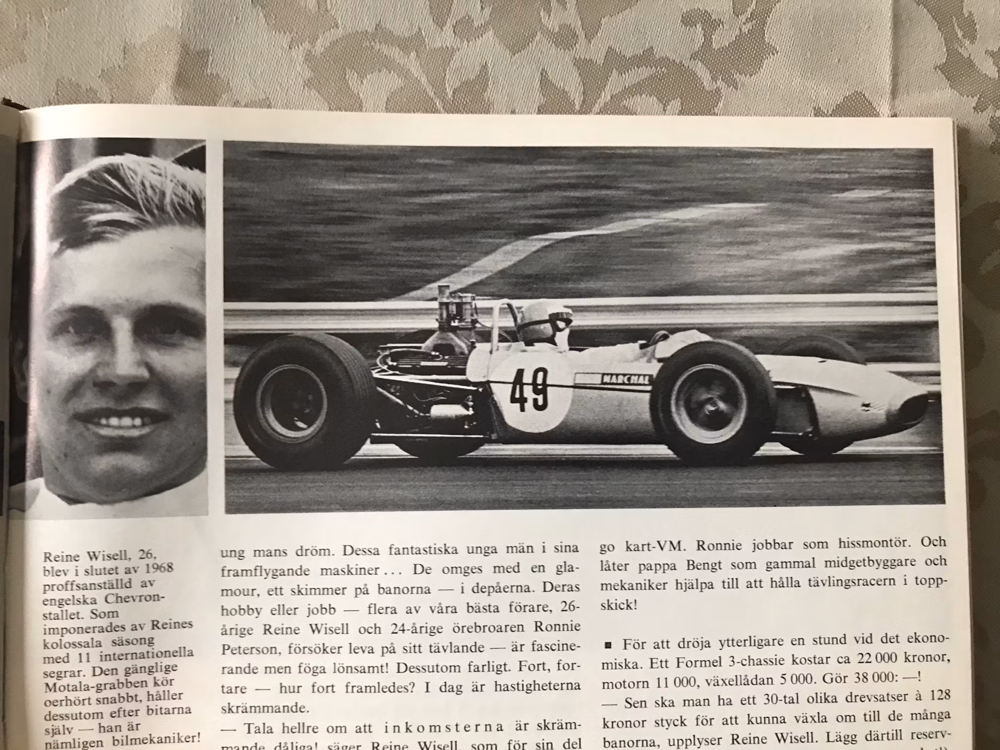 Årets BILsport 1968-69 - Kampen mellan Ronnie o Reine i F3 - 190 sid - 21x24 cm