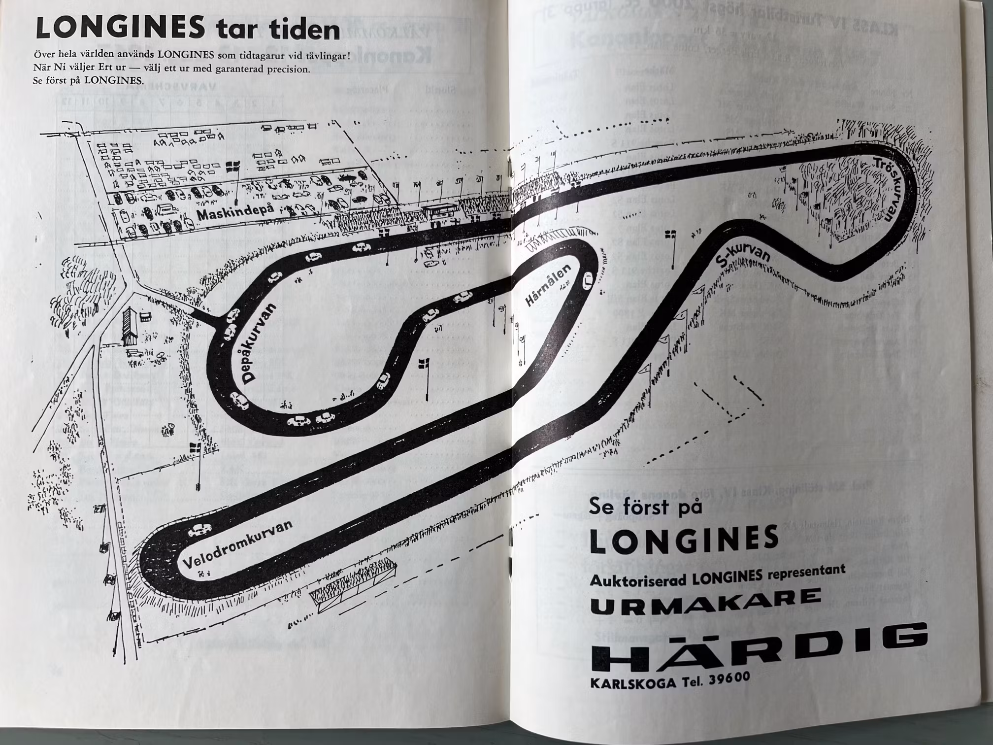 F3 1967 - Ronnie/Reine - Karlskoga o Knutstorp-program - utmärkt skick