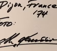 Seger på Dijon, France 1974 - 40 x 60 cm foto på bomullspapper!