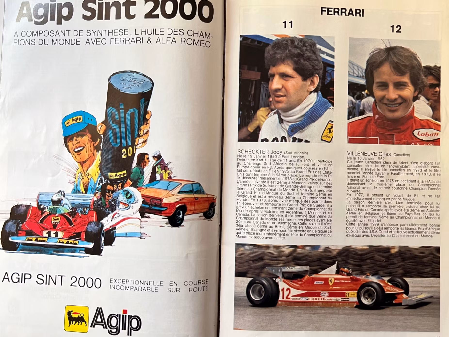 Monaco GP 1979, Petersons gåva till pole position (foto), program, 16x24 cm