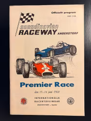 Premiär på Anderstorp juni '68 - finfint program