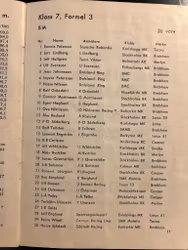 Dalsland Ring - program 1968 - svårfångat numera!
