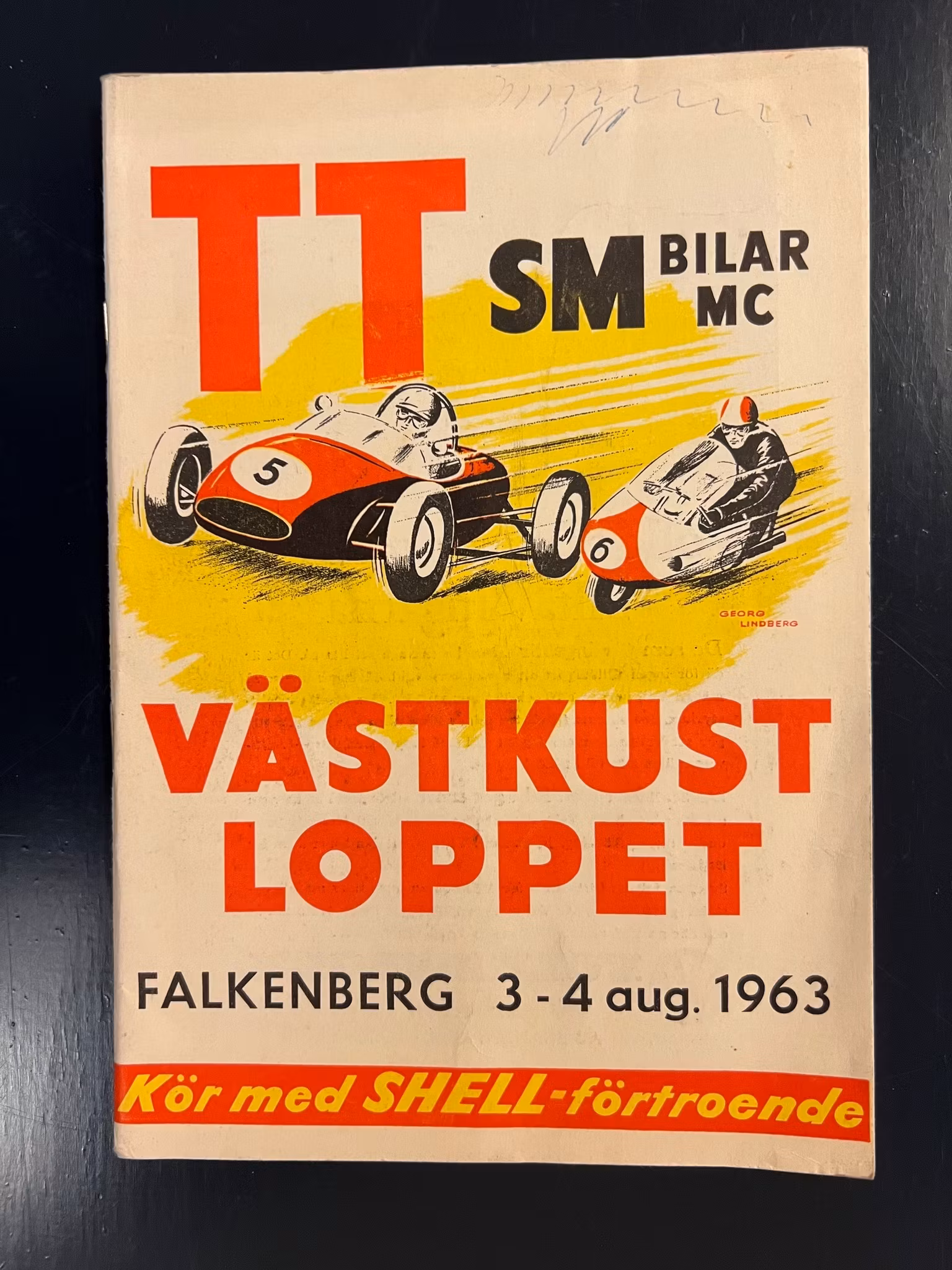 Västkustloppet 1963 - program från Pickos era - 52 sidor