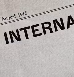 Audi, Zwickau, Int Alpenfahrt 1913, tysk annons, 25 x 35 cm