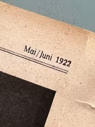 Karla-Klein Auto, Berlin 1922, Orig-annons, 25 x 35 cm