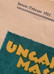 MAG - Ungern 1922, orig annons, Budapest, 25 x 35 cm