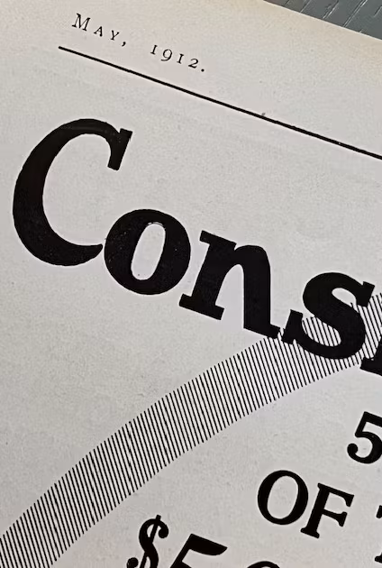 Glide, Peoria USA 1912, model 36-42 HP, orig annons, 25x35