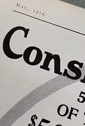 Glide, Peoria USA 1912, model 36-42 HP, orig annons, 25x35