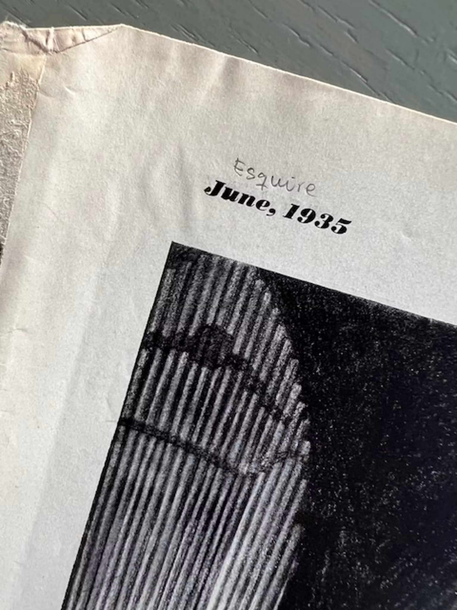 Duesenberg 1935 i Esquire, USA, originalannons, 25x35 cm