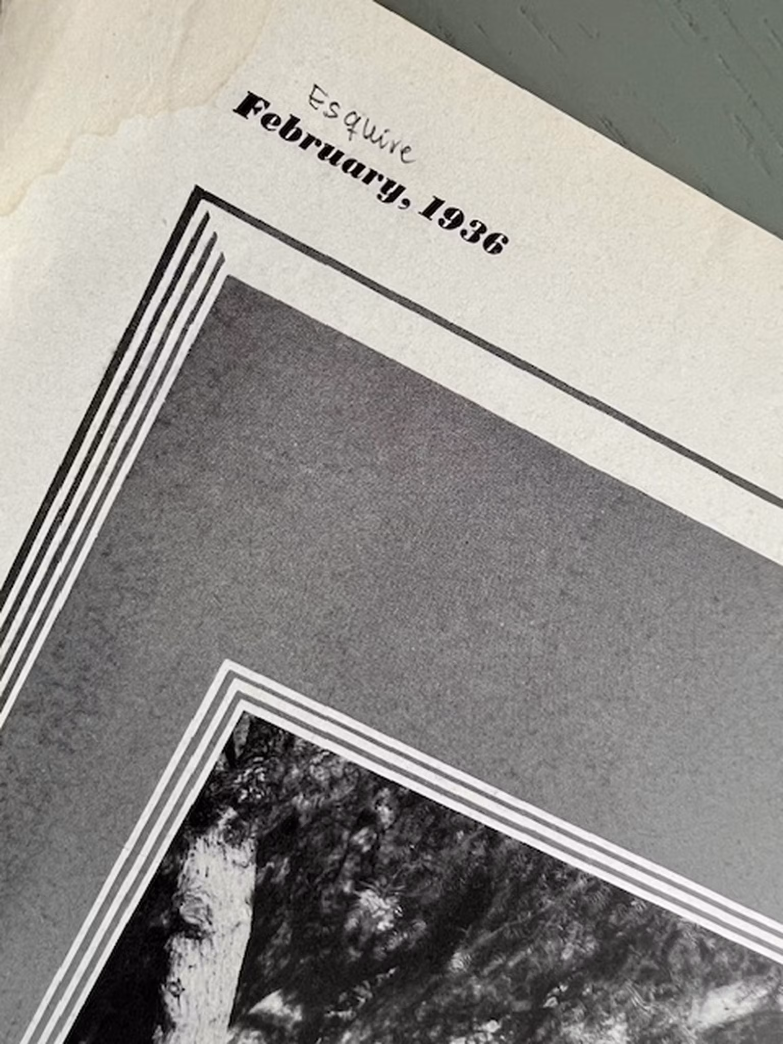 CORD 1936, USA-märke av rang, kvalitet, Esquire, 26x36 cm