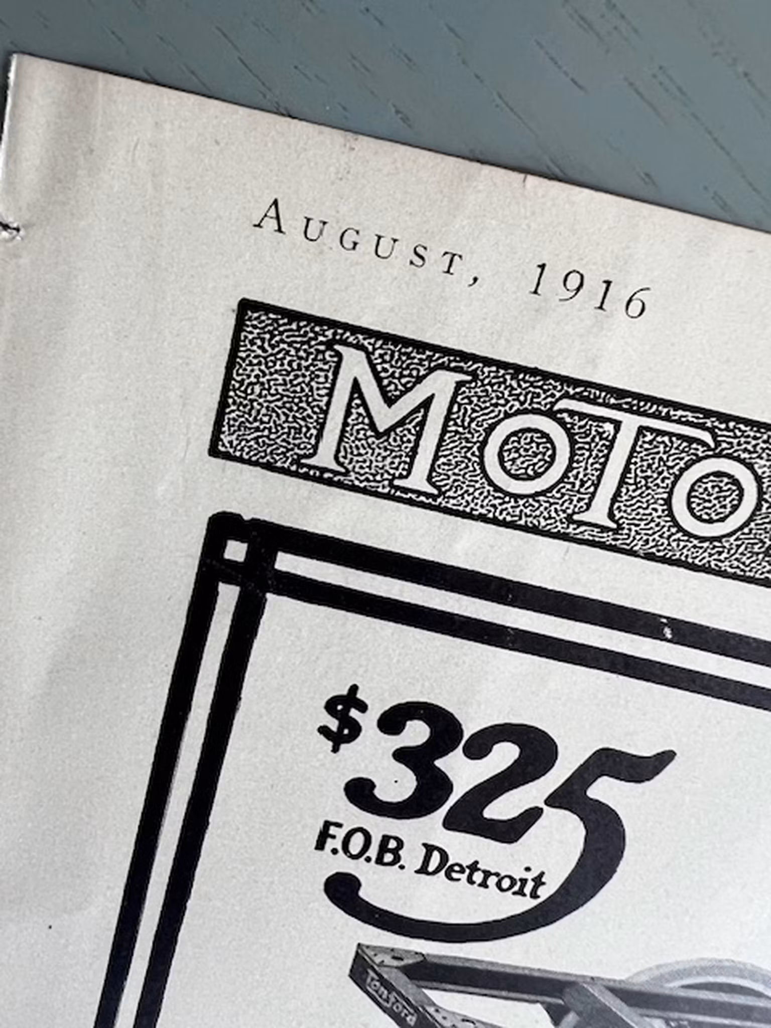 Ford Tonford trucks 1916, Motor, 25 x 35 cm