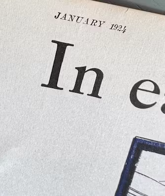 Brougham Sedan & Sport Touring 1924, Flint, USA, 25x34cm