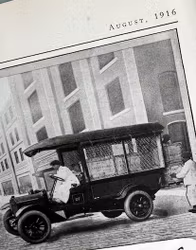 GMC Trucks 1916, Pontiac Michigan, Motor, 24 x 34 cm