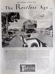 "The Restless Age" i Saturday Evening Post, 1929, 26x35 cm