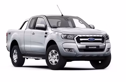 Auto raamfolie voor de Ford Ranger Super cab