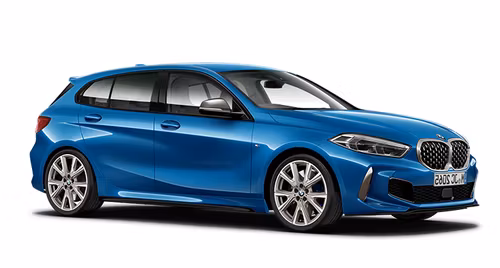 Auto raamfolie voor de BMW 1-serie 5-deurs.