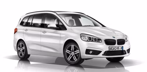 Auto raamfolie voor de BMW 2-serie Gran Tourer.