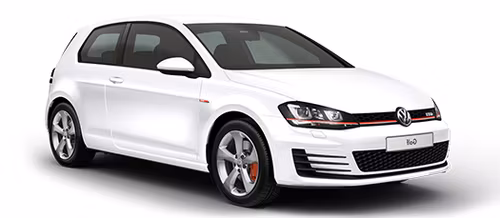 Auto raamfolie voor de Volkswagen Golf 3-d.