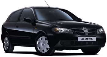 Raamen blinderen Nissan Almera 3-d