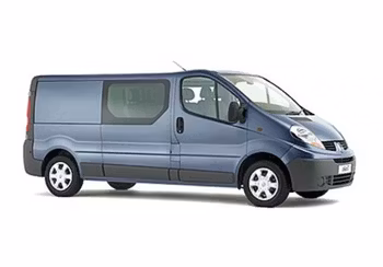 Raamen blinderen Renault Trafic Crew