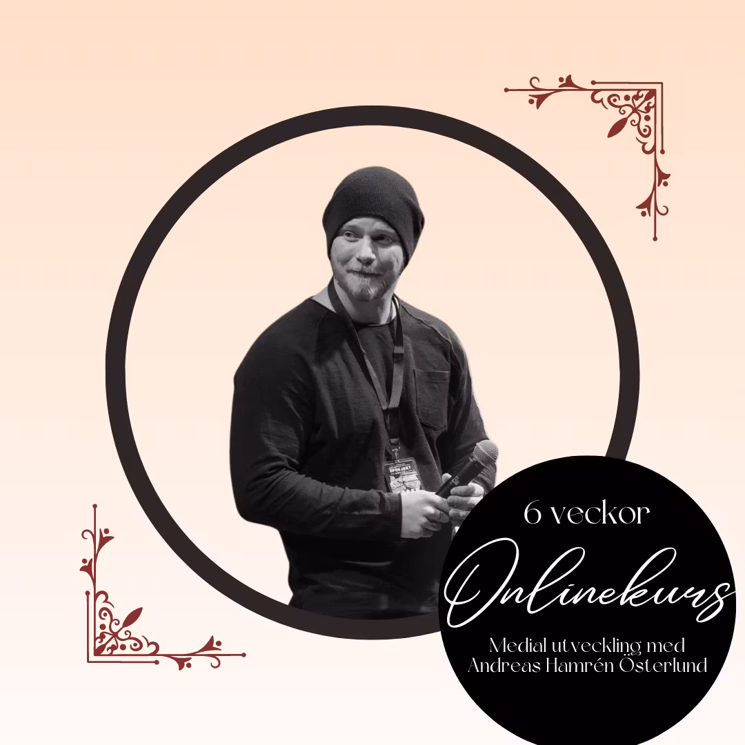 Onlinekurs 23 April 2025: Medial utveckling live - Träna upp din mediala sida med Andreas Hamrén Österlund