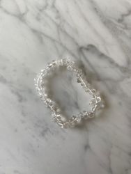 LAGERRENSNING: Armband i bergskristall 45% rea