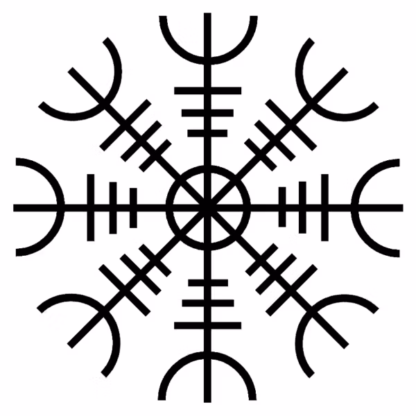 Ægishjalmur - Runa för beskydd
