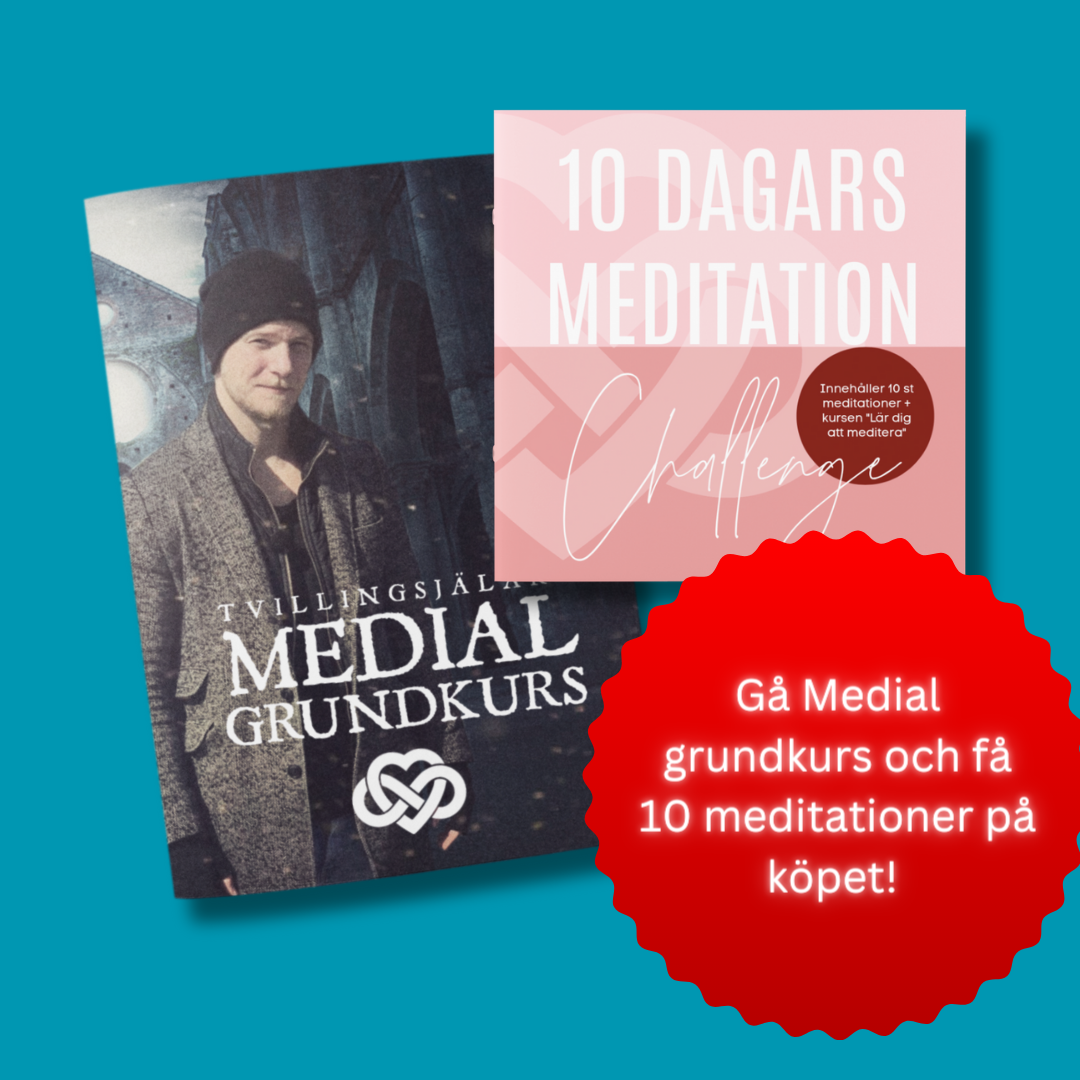 Kurspaket: Medial Grundkurs med Andreas Hamrén Österlund + 10 dagars meditation på köpet