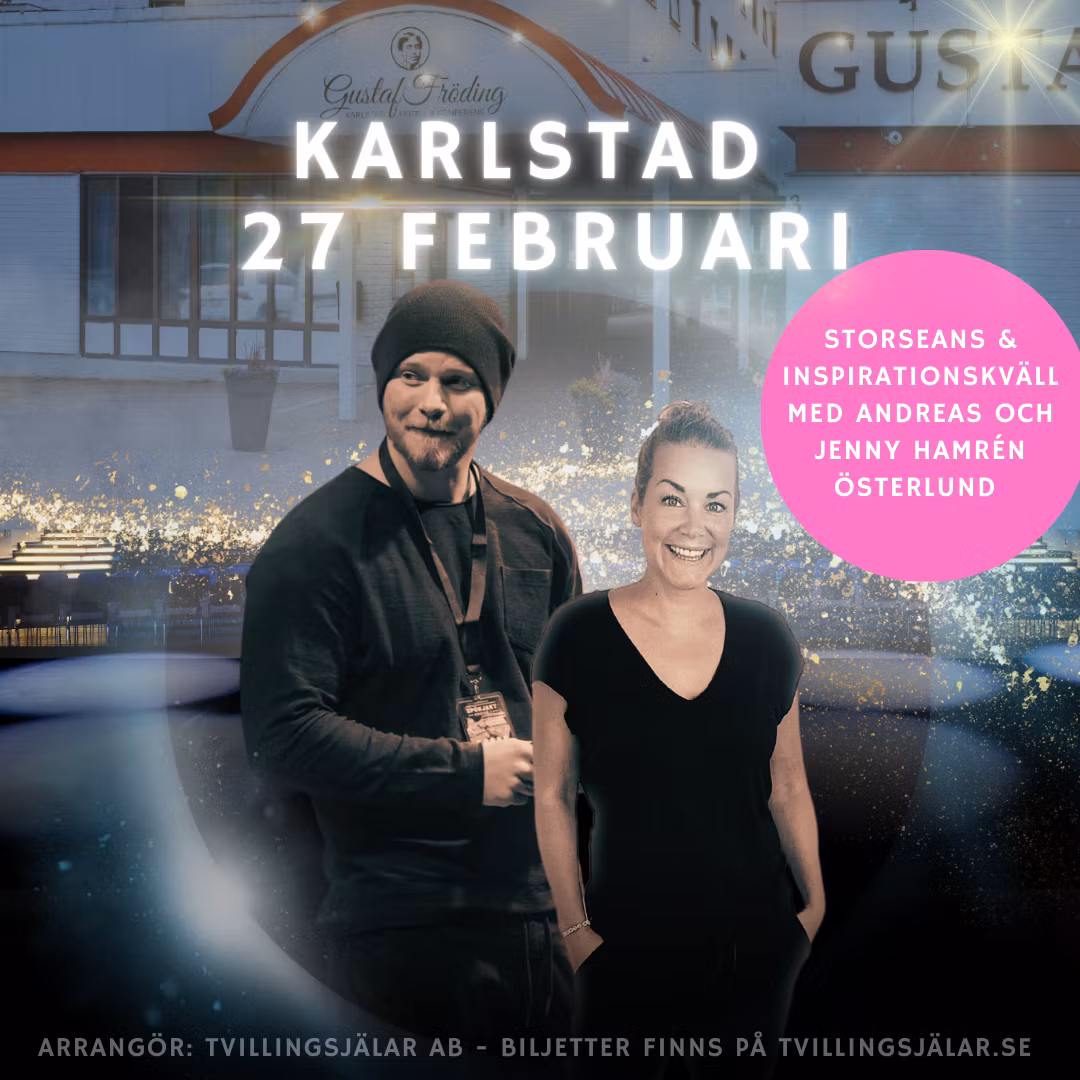 STORSEANS & INSPIRATIONSKVÄLL KARLSTAD 27 FEBRUARI 2025