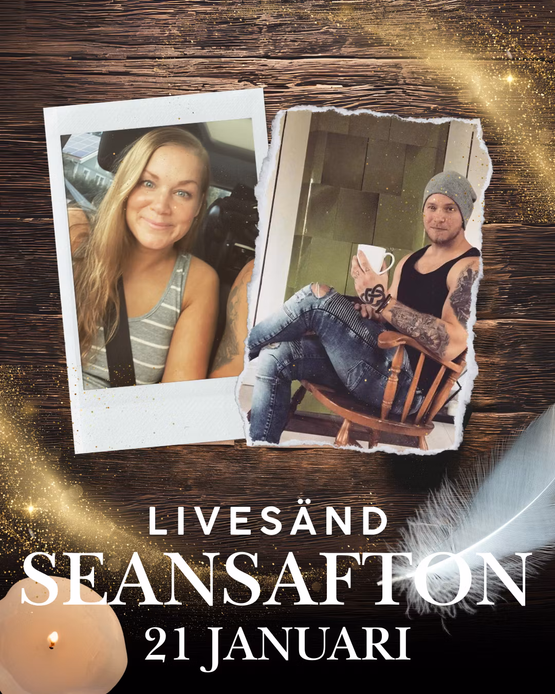 LIVESÄND STORSEANS MED ANDREAS & JENNY HAMRÉN ÖSTERLUND  27 MARS