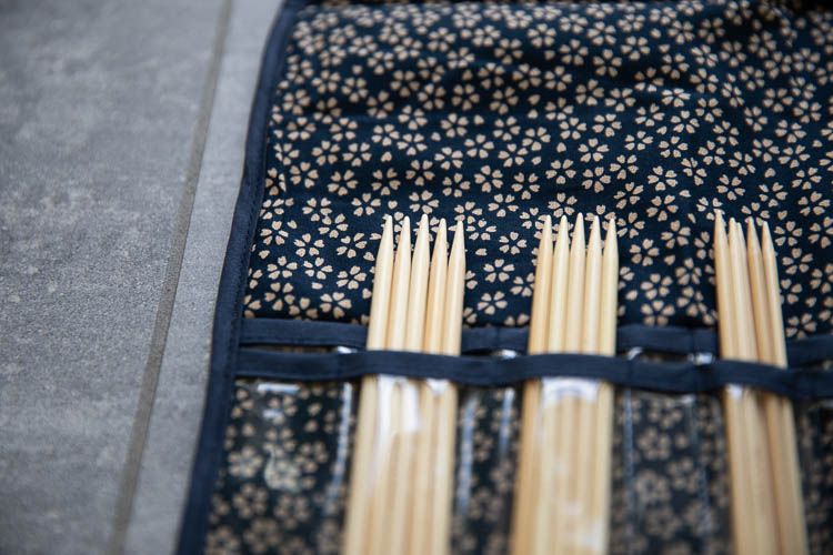 Seeknit Shirotake Strumpstickor 20 cm Full Set Blå - set med strumpstickor 2.00 - 8.00 mm