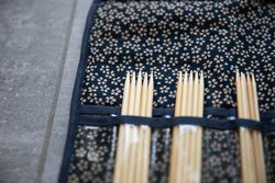 Seeknit Shirotake Strumpstickor 20 cm Full Set Blå - set med strumpstickor 2.00 - 8.00 mm