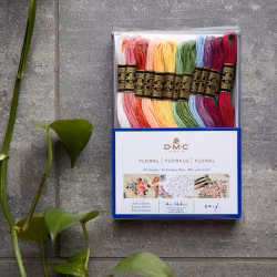 DMC Moulinégarn Florals - set med 24 färger
